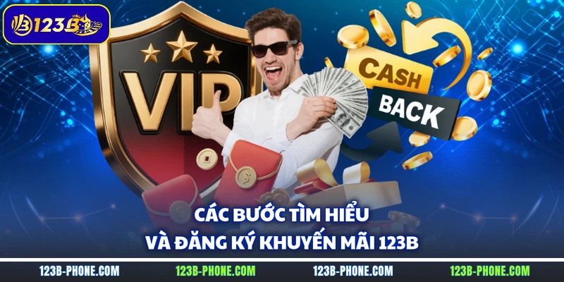 Các bước tìm hiểu và đăng ký khuyến mãi 123B