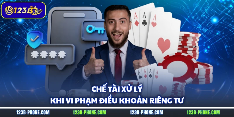 Chế tài xử lý khi vi phạm điều khoản riêng tư