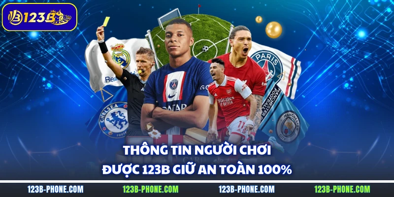 Thông tin người chơi được 123B giữ an toàn 100%